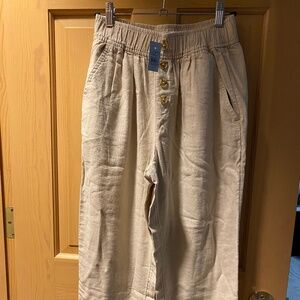 Loft XS Petite Linen Pants